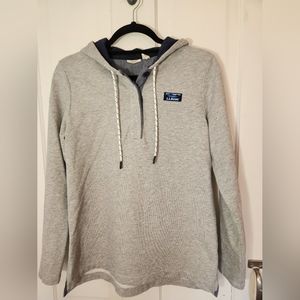 L.L. Bean Gray Hoodie Sweatshirt Size Small